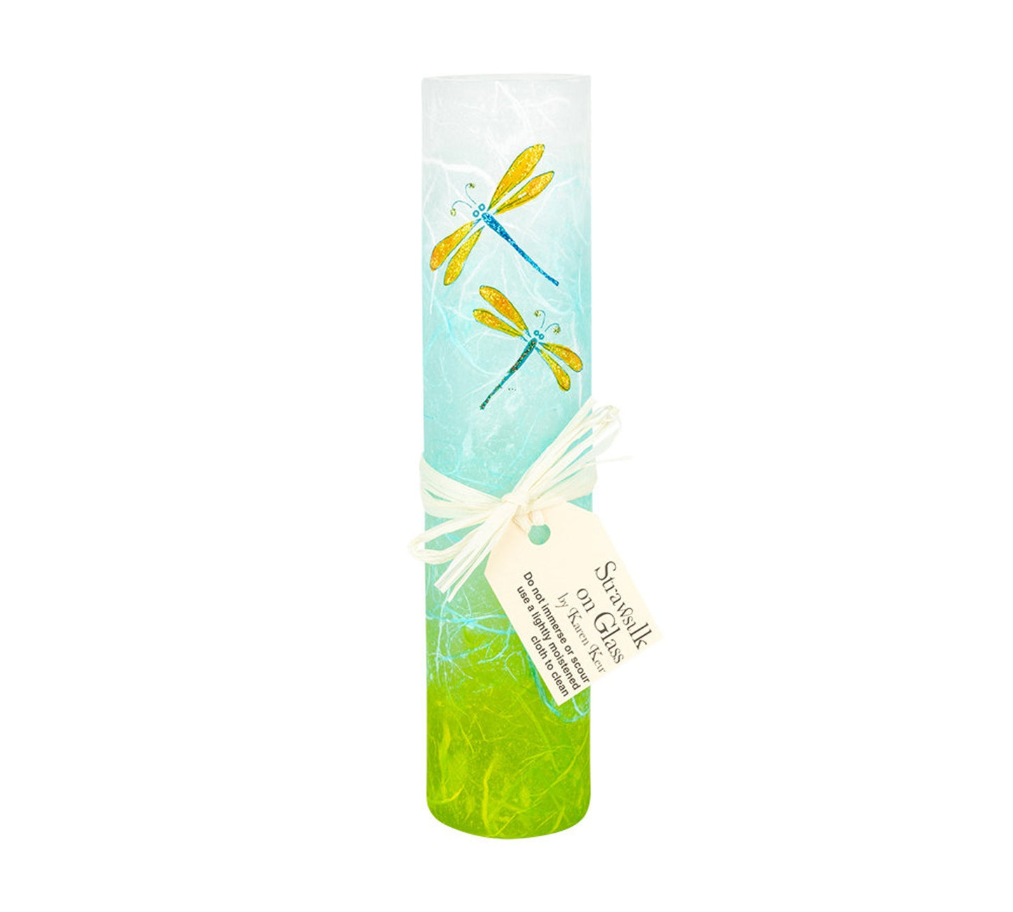 Dragonfly - Strawsilk Glass