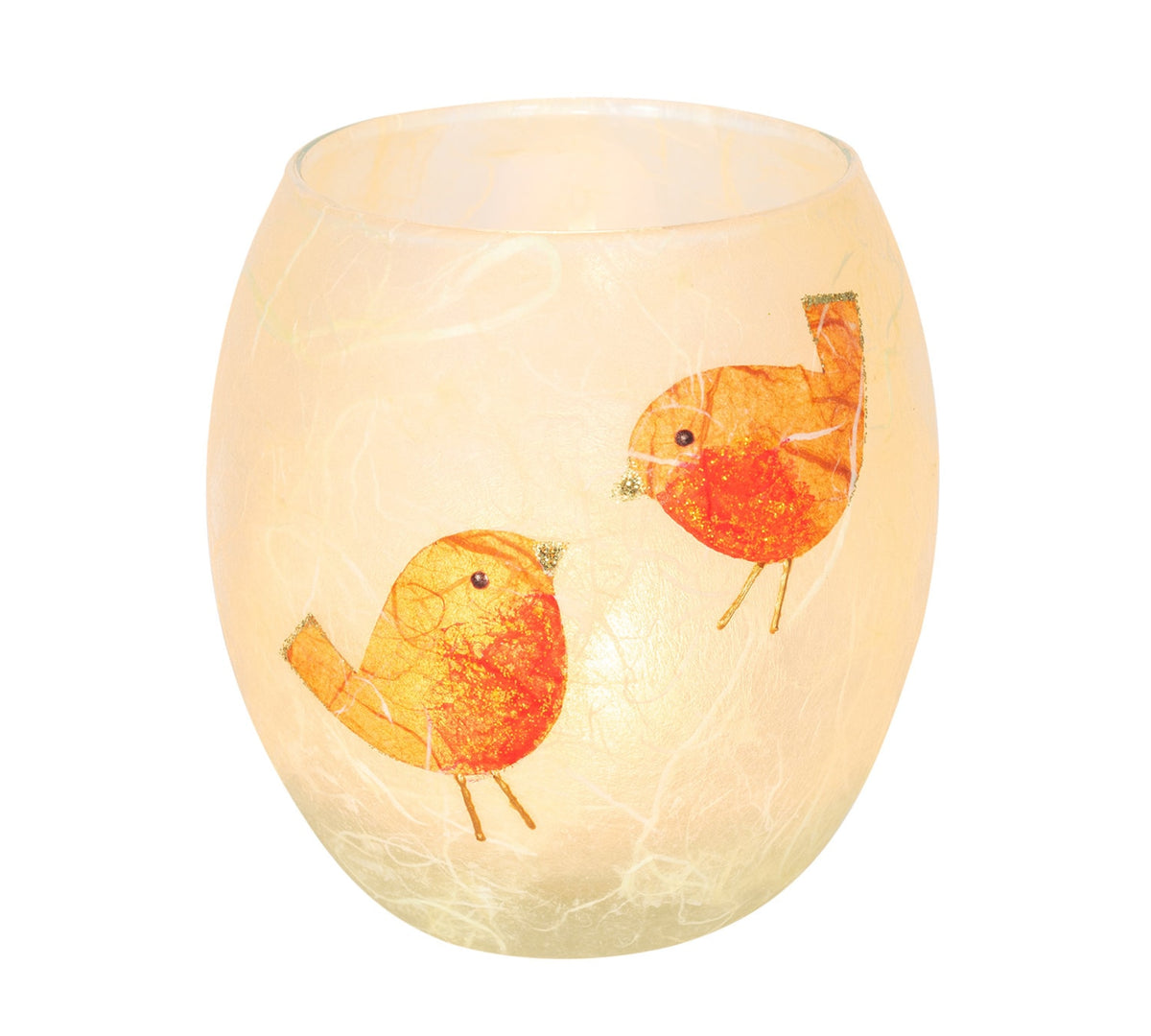 Robin - Strawsilk Glass