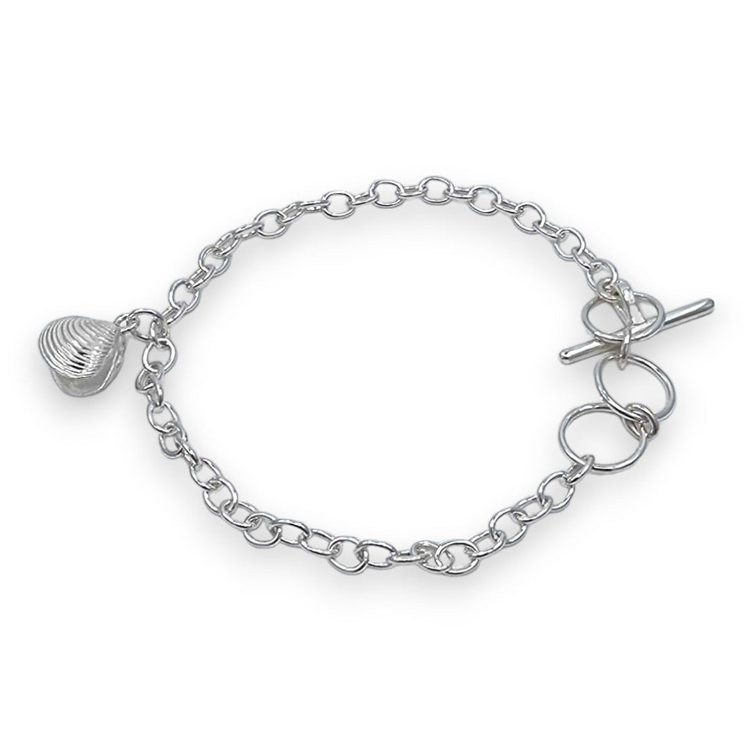 Venus Shell Charm and Bracelet