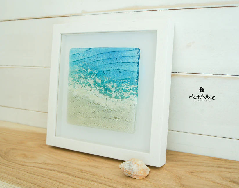 Framed - Paradise - Fused Glass
