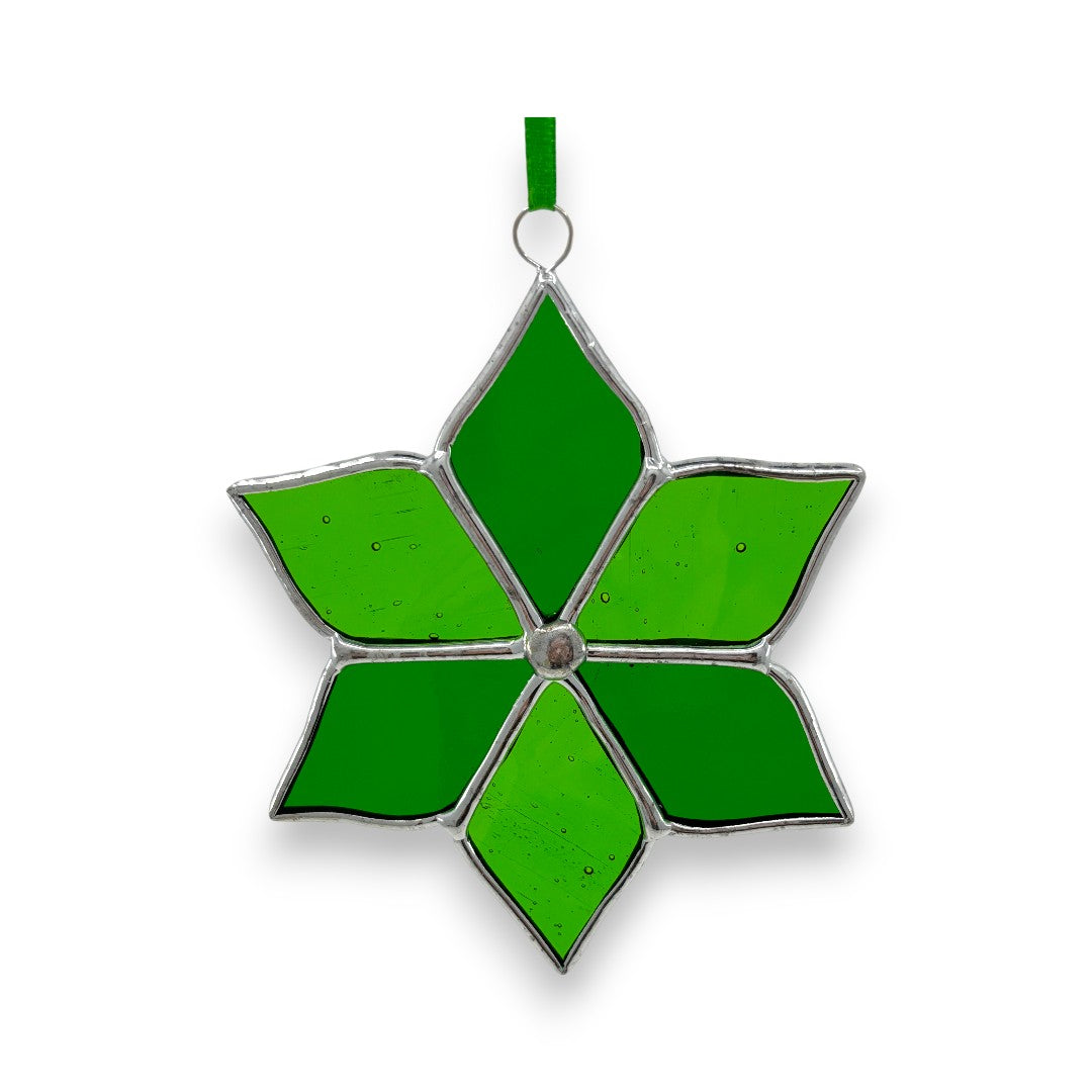 Flower - Greens Hanger/Suncatcher - Stained Glass