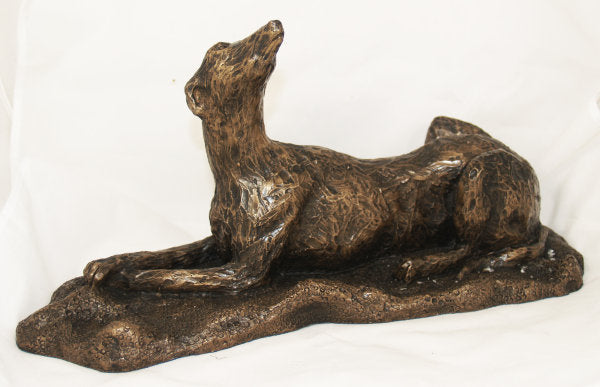 Greyhound (head up) - Sculpture