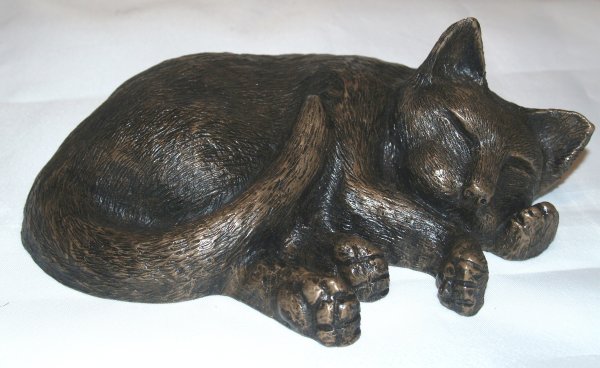 Cat (Sleeping) - Sculpture
